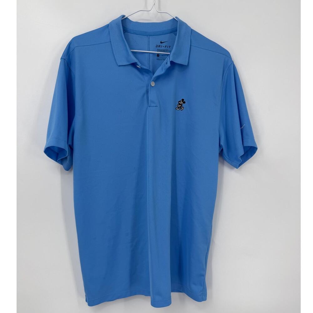 Nike Golf Disney Parks Mickey Mouse Dri-FIT Polo Blue Medium